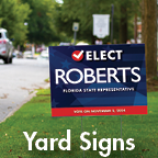 political yard signs florida